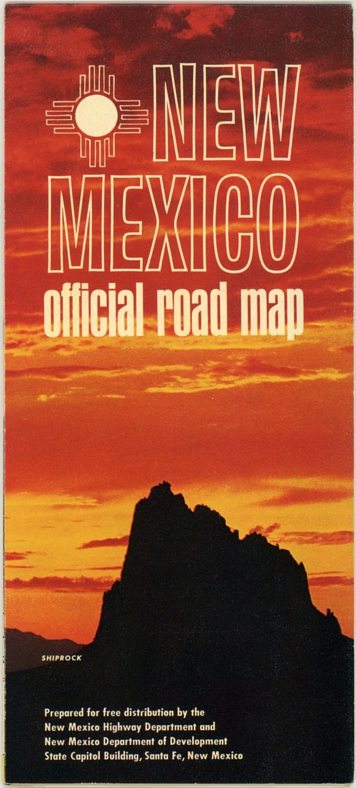 Early New Mexico State Highway Department Road Maps